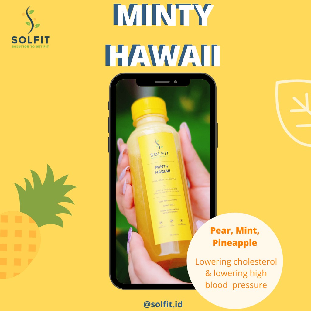 

Solfit Juice - Minty Hawaii (250ml)