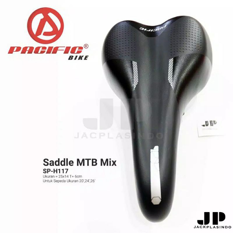 SADEL SEPEDA MTB LIPAT BMX EMPUK WARNA SP 117 PACIFIC