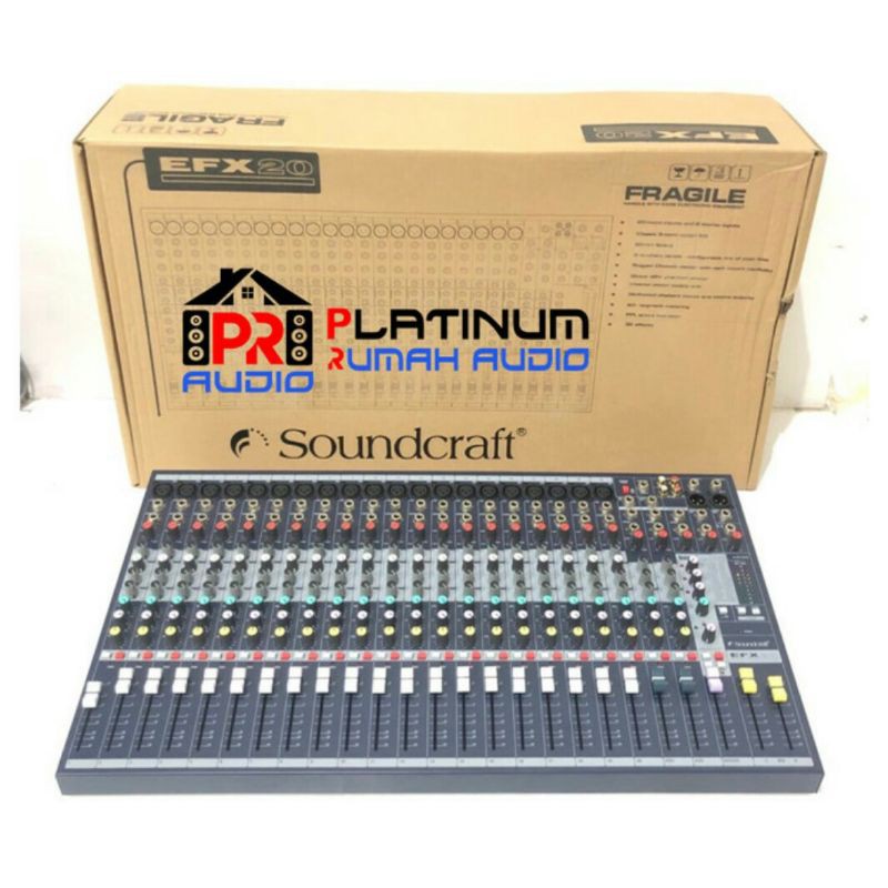 Mixer Audio SOUNDCRAFT EFX20 EFX 20 High Quality Mixer Audio 