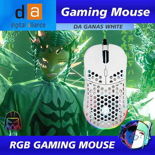 Mouse Gaming DA Digital Alliance Ganas White RGB