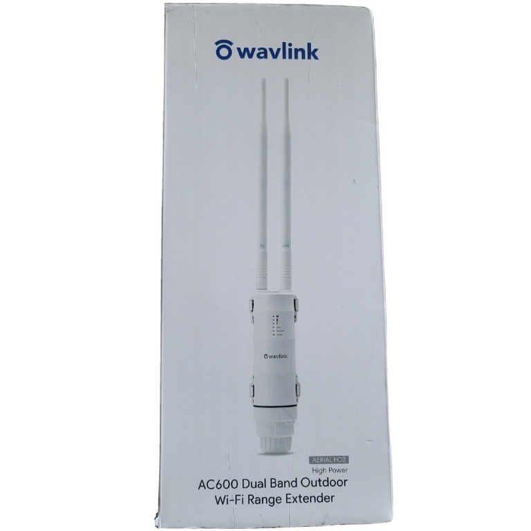 WAVLINK AERIAL HD2 - AC600 Dual Band Outdoor Wi-Fi Range Extender - Penguat Sinyal Luar Ruangan Jarak Jauh Terbaik dari WAVLINK