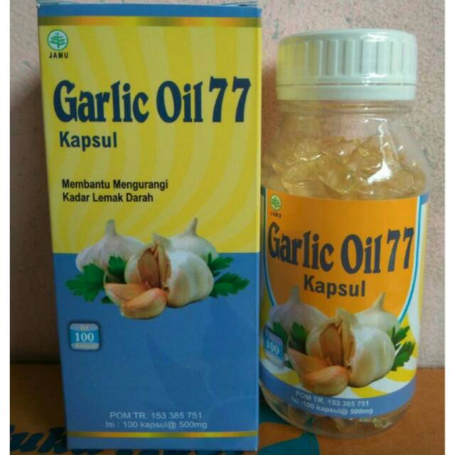 

GARLIC OIL 77-100 KAPSUL MINYAK BAWANG PUTIH