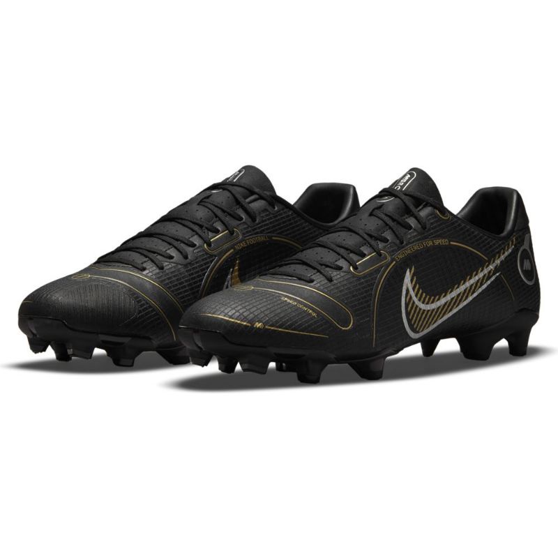 Sepatu Bola Nike Vapor 14 Academy Fg Black Gold