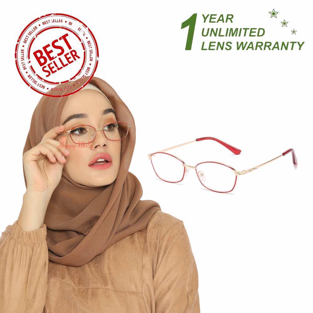 Kacamata Anti Radiasi Blue Ray Lens (Design Korea) Pria dan Wanita - HM674 D ( Group Solo )