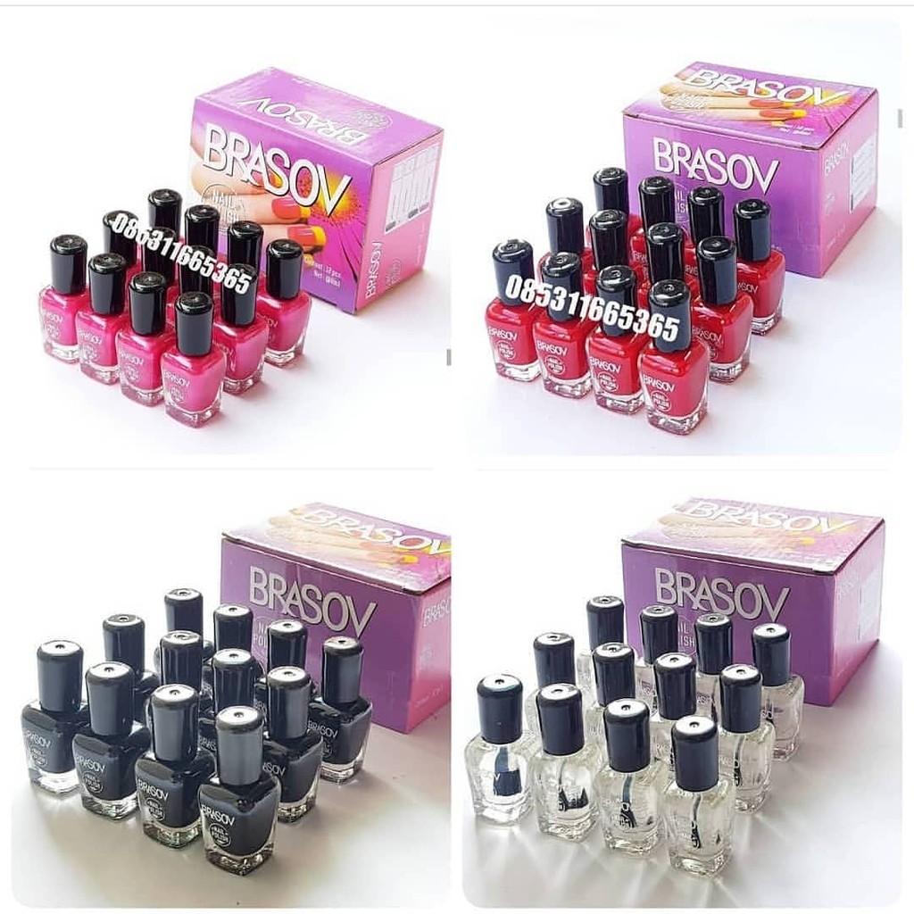 Brasov Nail Polish | Kutek 8 ml ( Tidak bisa pakai JNT untuk kiiriman luar pulau Jawa)