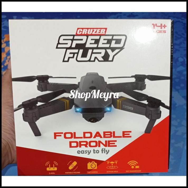 Cruzer Speed Fury Drone Lipat - Foldable Drone Kualitas Tinggi