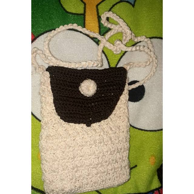 Tas hp tali panjang rajut
