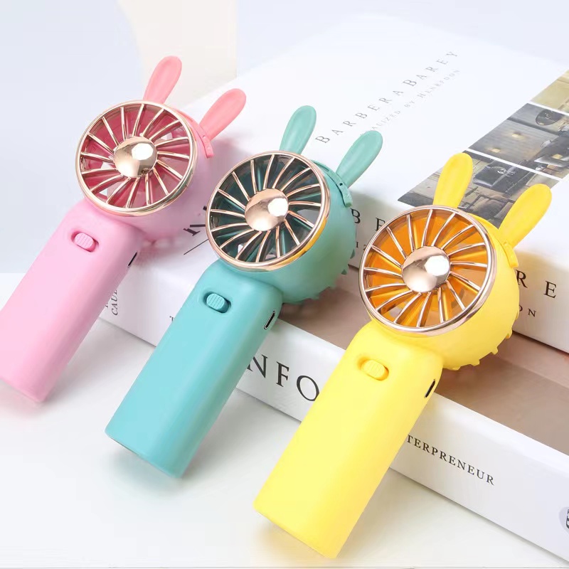 Turbo Ducted Fan Kipas Angin mini Tangan Karakter Mini Fan Kipas PORTABLE USB N058