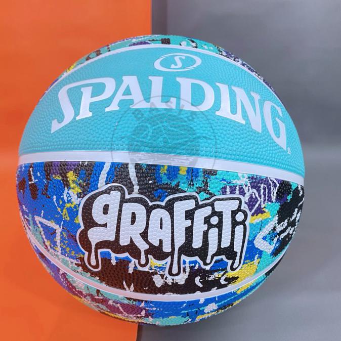 algifaruu - BOLA BASKET SPALDING GRAFFITI BASKETBALL BLUE