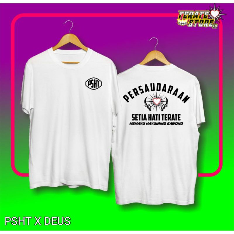 KAOS PSHT SIMPLE DEUS EDITION (KODE TSID-1), (BISA COD) BAHAN DISTRO