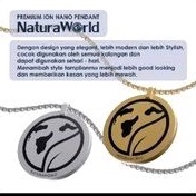1 PC, Premium PENDANT Ion Nano NaturaWorld. Kalung Kesehatan dgn Ion negatif Diatas 3000.