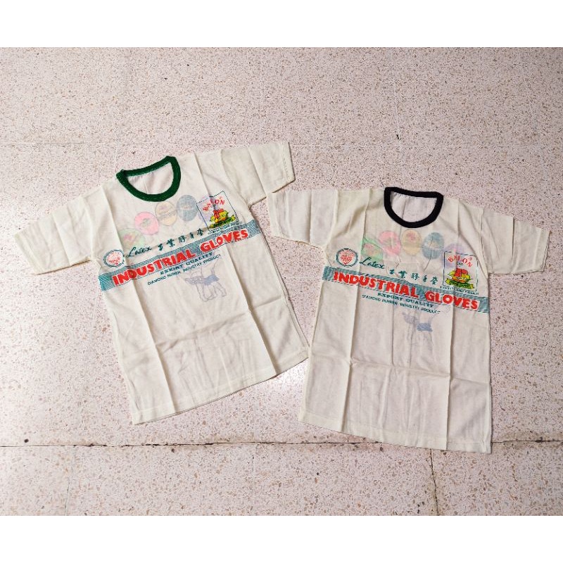 BAJU KAOS ANAK COWO CEWE USIA 3-4 TAHUN WARNA KUNING