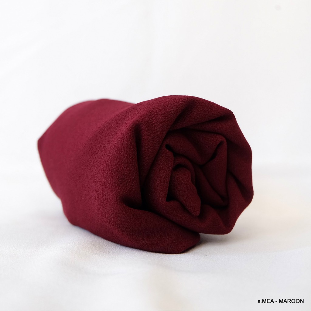 Pashmina Diamond Crepe 170x75 CM-BURGUNDY
