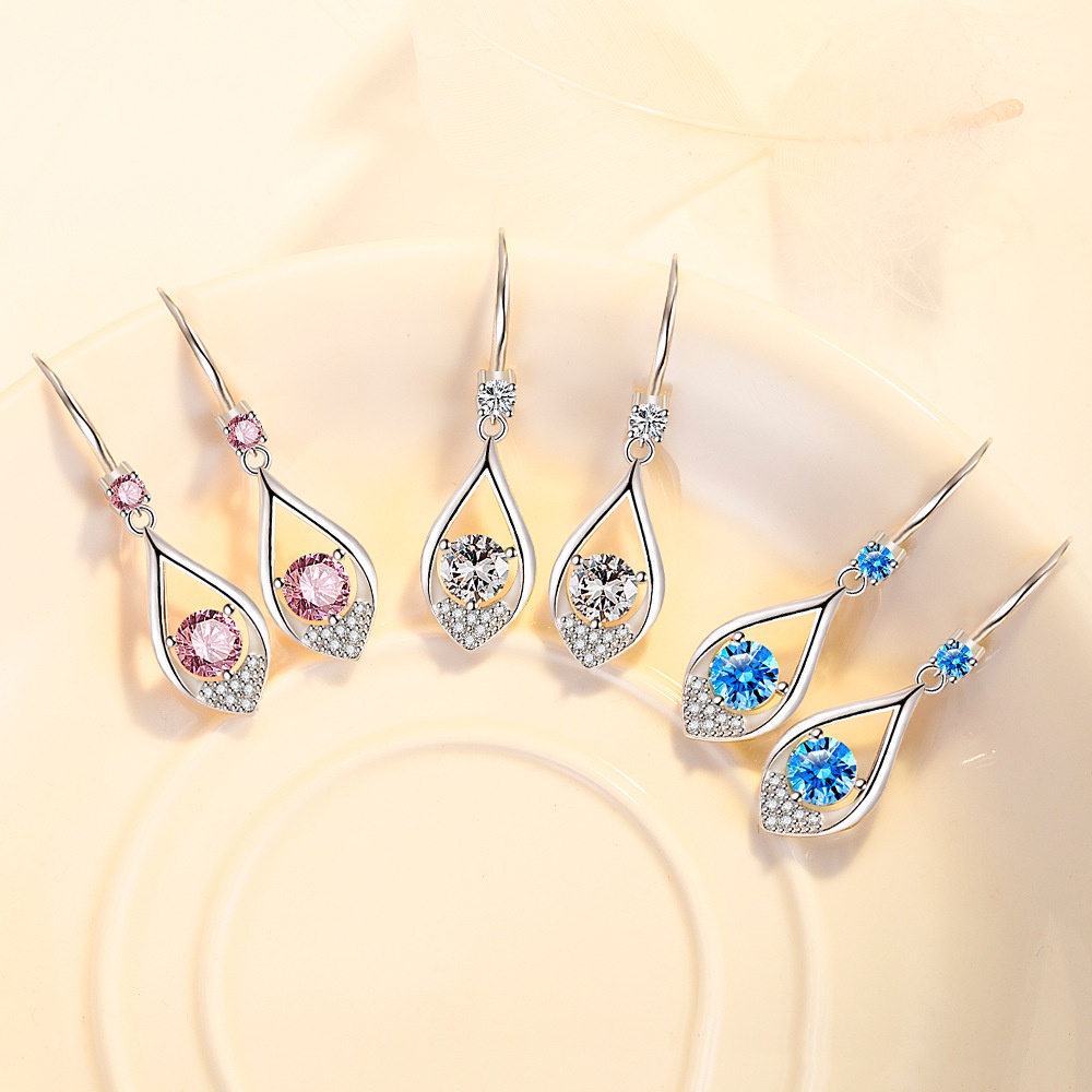 Anting Perak 925 Wanita Vintage Perhiasan Fashion