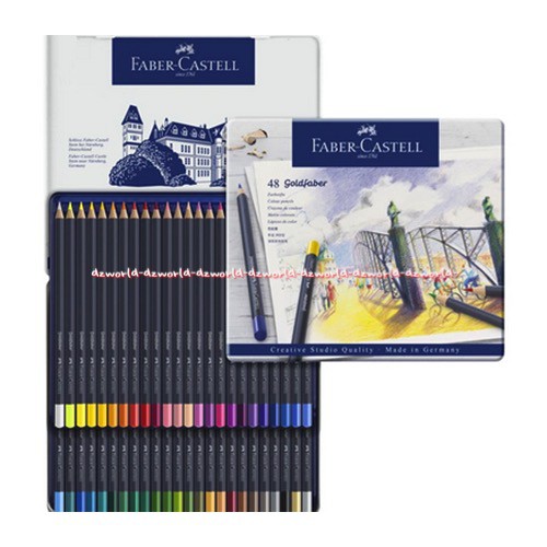 Faber Castell 48 Goldfaber Colour Pencils Pensil Warna