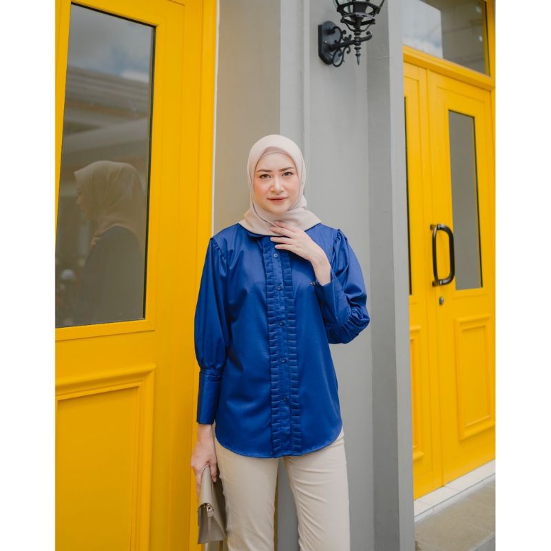 Kemeja Naya Kemeja Rempel by Mylady Adila Tunic by Radwah