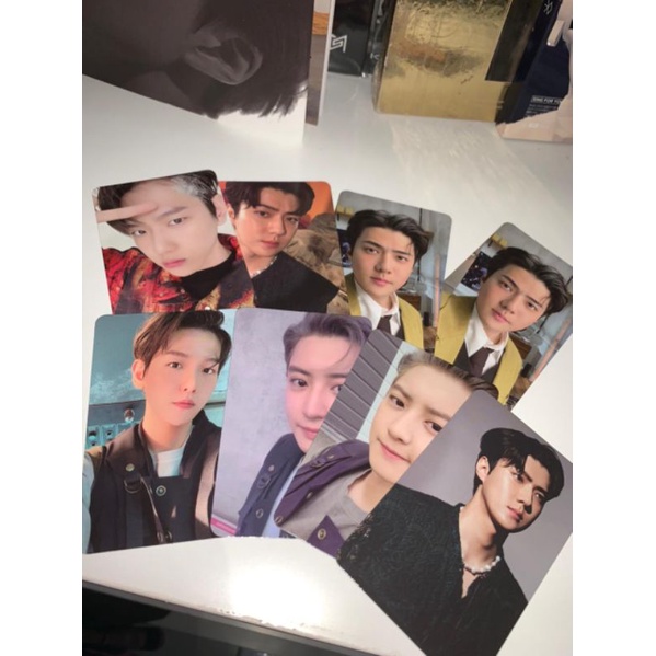 Photocard EXO Dont Fight The Feeeling [ Sehun, Chanyeol, Baekhyun]