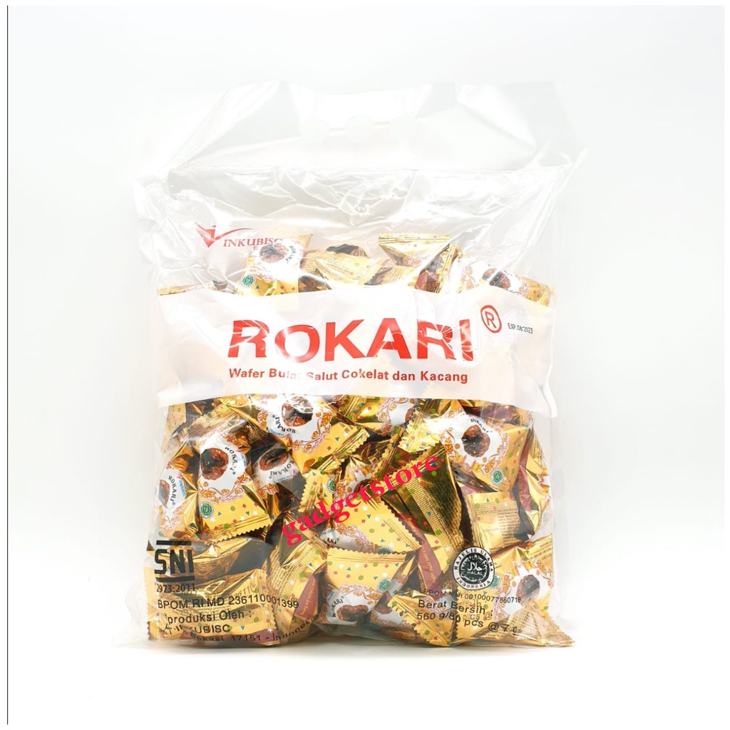 

Wafer Salut Coklat dan Kacang isi 80 pcs 560g