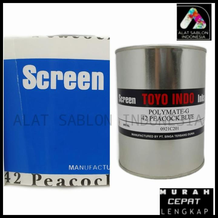 

Daisydooo | Tinta Toyo Polymate Peacock Blue G42 Tinta Sablon Plastik 1Kg