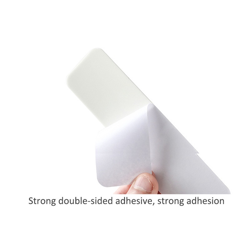 1pcs Household punch-free plug-in board socket wall-mounted wall-mounted strong non-marking row plug holder