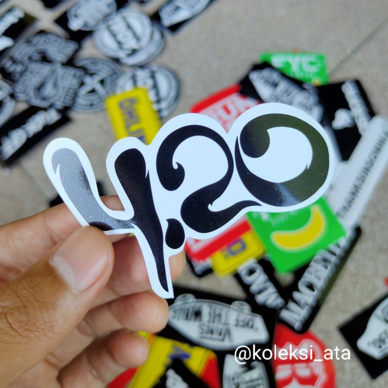 420 simple stiker