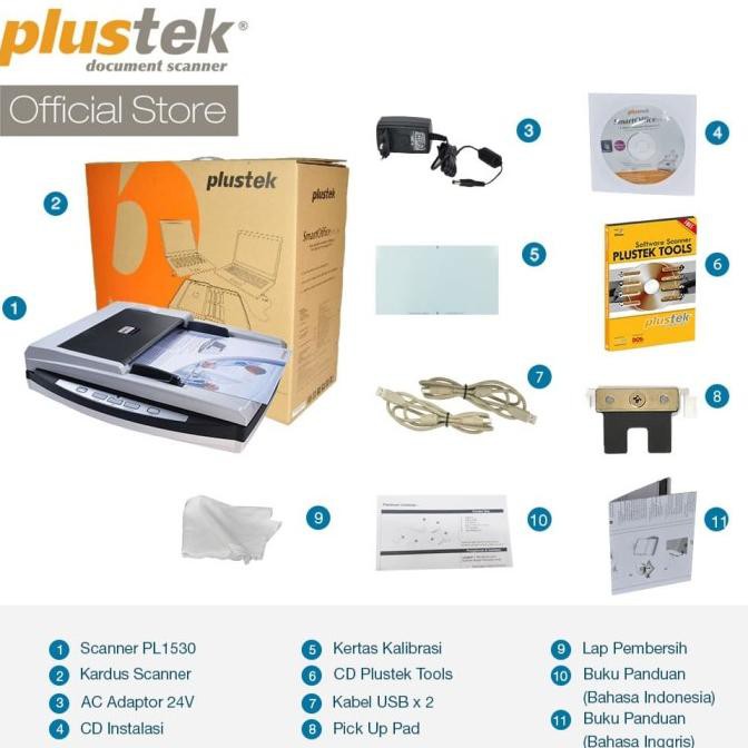 

Scanner Plustek Smartoffice Pn2040 - 20 Lembar/Menit (F4/Folio)