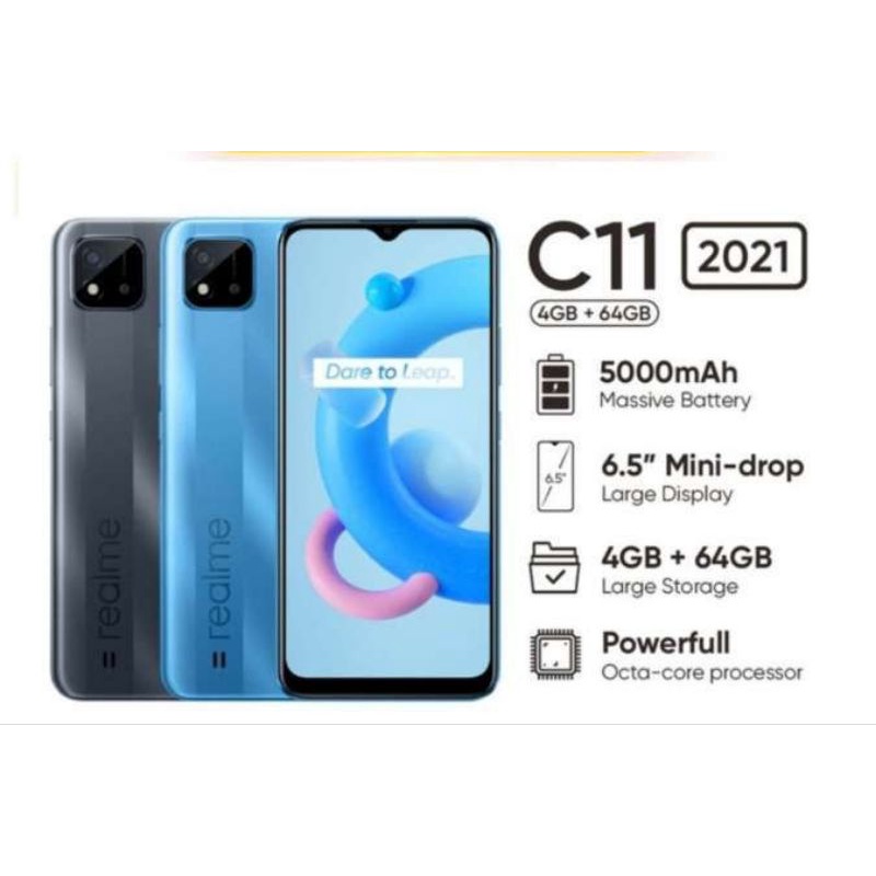 REALME C11 RAM 2GB ,ROM 32 GB ,RAM 4 GB ,ROM 64 GB ,100% ORIGINAL GARANSI RESMI SELURUH INDONESIA