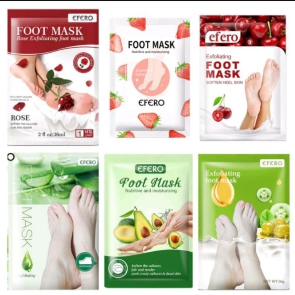 MASKER KAKI EFERO | Melepas Kulit Mati | Efero Foot Mask