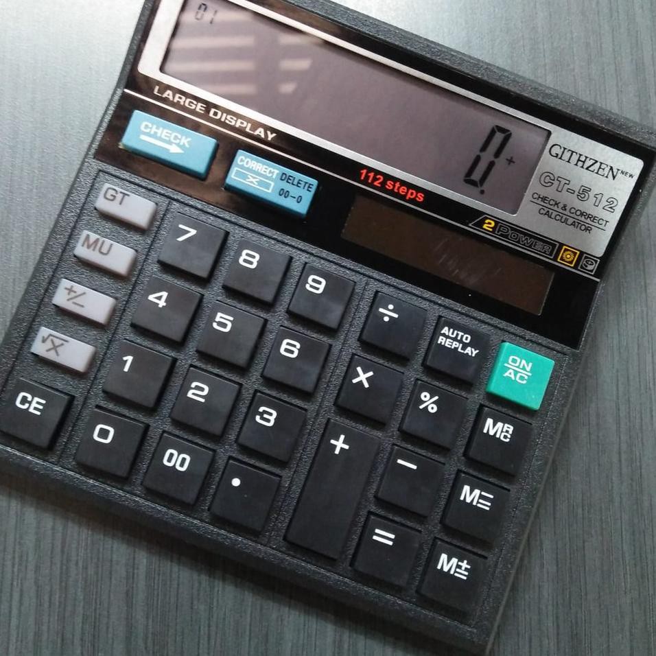 

#TERMURAH# Kalkulator CLTHZEN CT-512 12Digit Mirip Citizen 512 GITHZEN