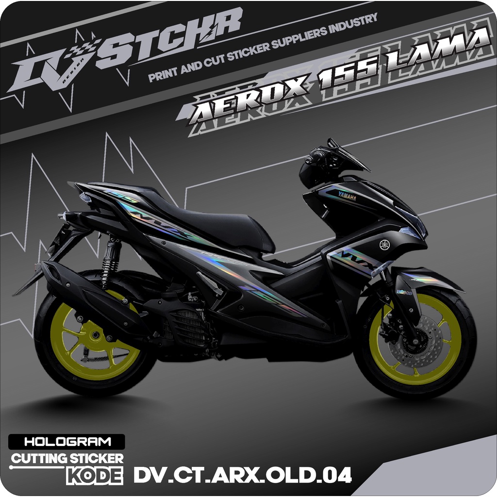 Cutting Aerox 155 - Aksesoris Motor Sticker Yamaha Aerox 2016 2017 2018 2019 2020 Schotlite Cutting 