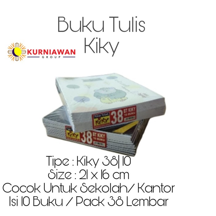 

Unik Buku Tulis Kiky 38 Lembar Tebal Terlaris