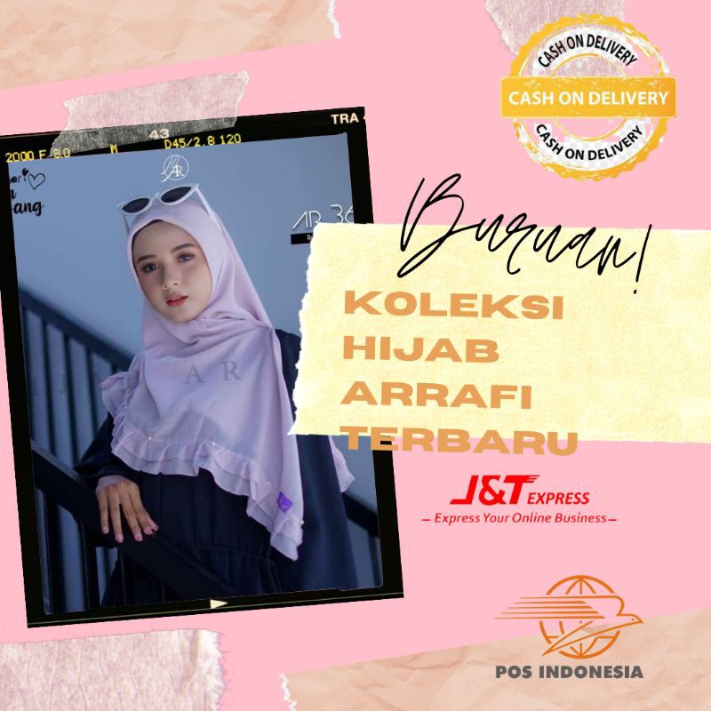 AR 365 KERUDUNG JILBAB HIJAB ARRAFI TERBARU TERLARIS TERHITS 2022 ORI