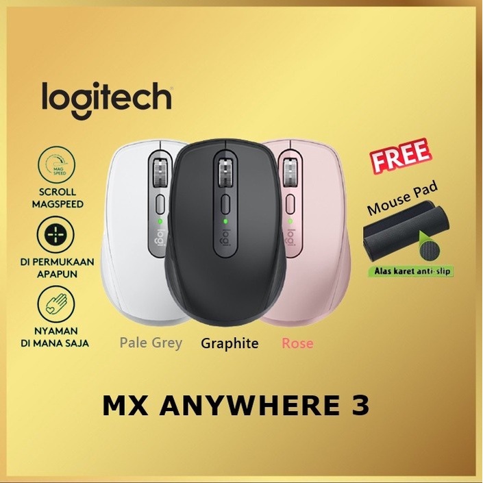 Logitech MX Anywhere 3 Mouse Wireless Mouse Bluetooth MX Anywhere3