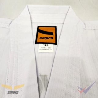 Dobok Empro Baju Seragam Taekwondo Pakaian Pemula Kerah Putih