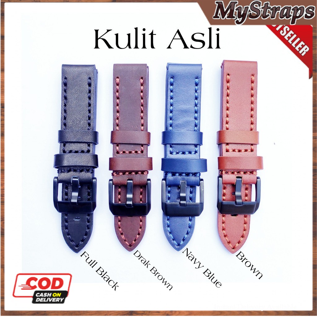 Bisa Cod Tali kulit asli Jam Tangan Christ Verra strap watch Band.