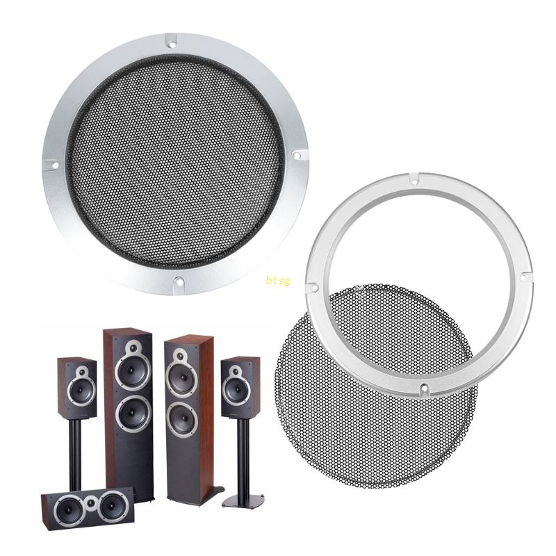 Btsg 2pcs Cover Pelindung Speaker Mobil Bahan Mesh