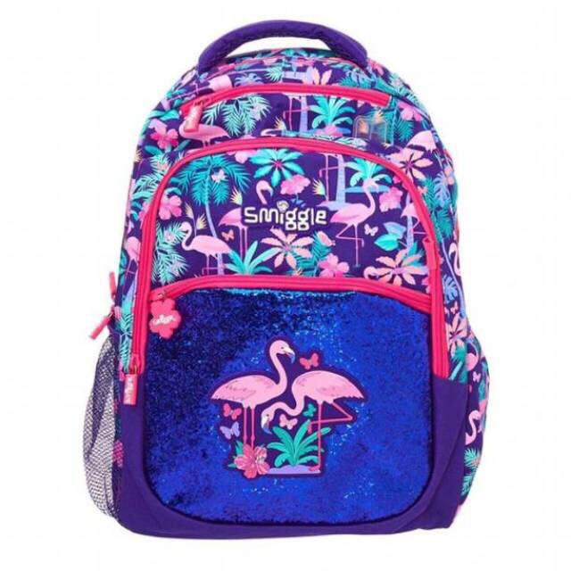Smiggle backpack flamingo unicorn girl boy game Shopee Indonesia