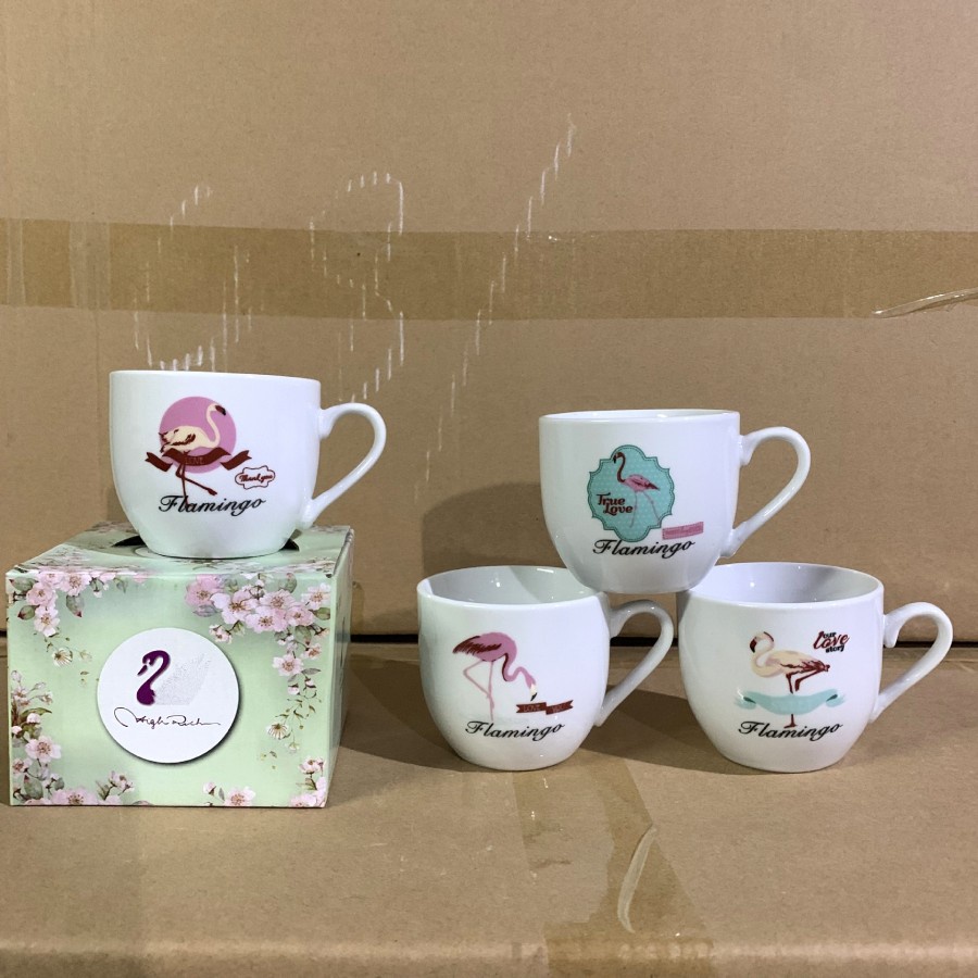 Mug Keramik Set Kado Souvenir Murah Gelas Kopi Coffee Cup Hadiah Ultah