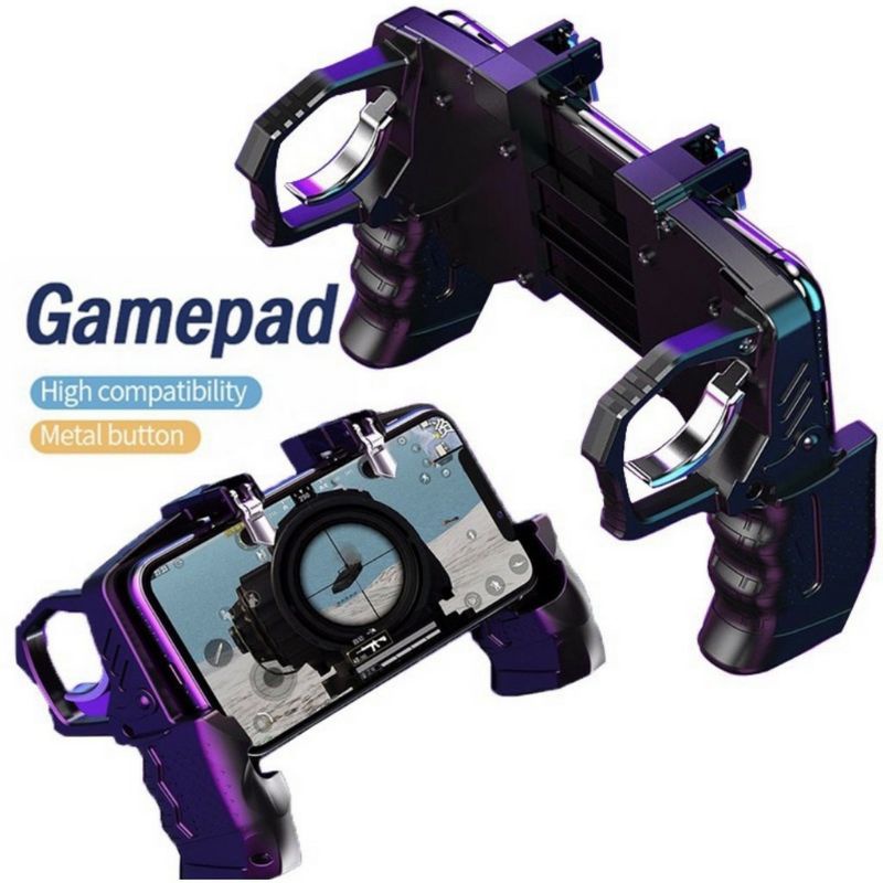 ORIGINAL GAMEPAD TRIGGER GUN K21 Controller  L1 R1 easy clip FOR PUBG FF CODM JOYSTICK GAME PAD