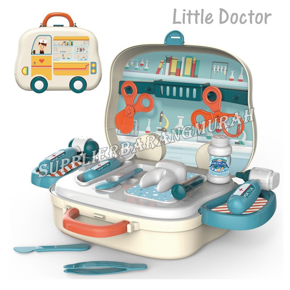 Mainan Koper Backpack Little Doctor Dokter Dokteran HM0385