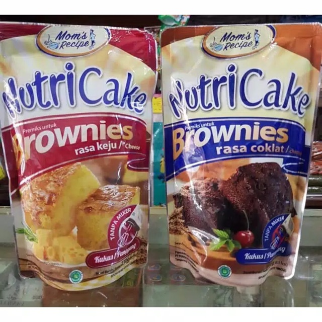 

NUTRICAKE BROWNIES COKLAT DAN KEJU 230gr