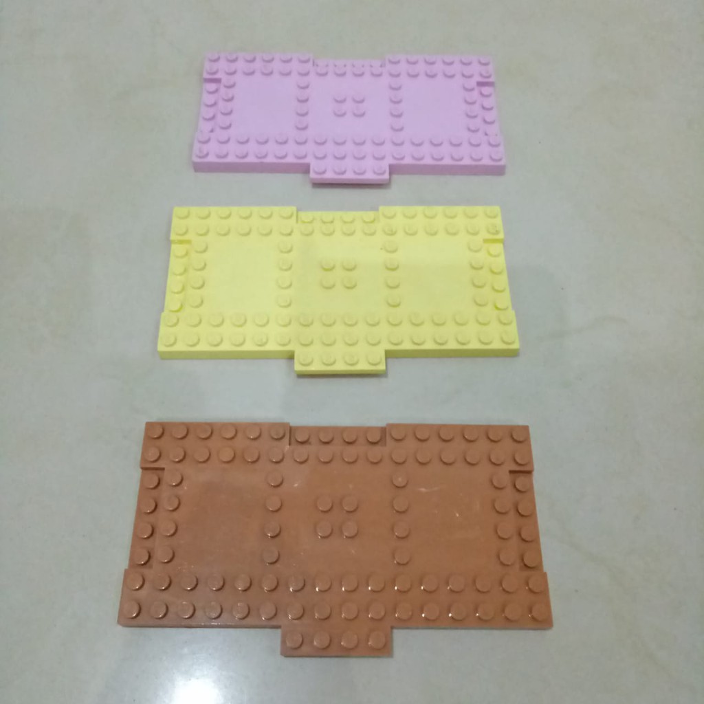 Lego Parts Brick Plate Modified 8 x 16 x2/3 #18922 . ori original asli