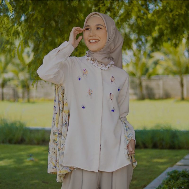 jenna and kaia vera top green