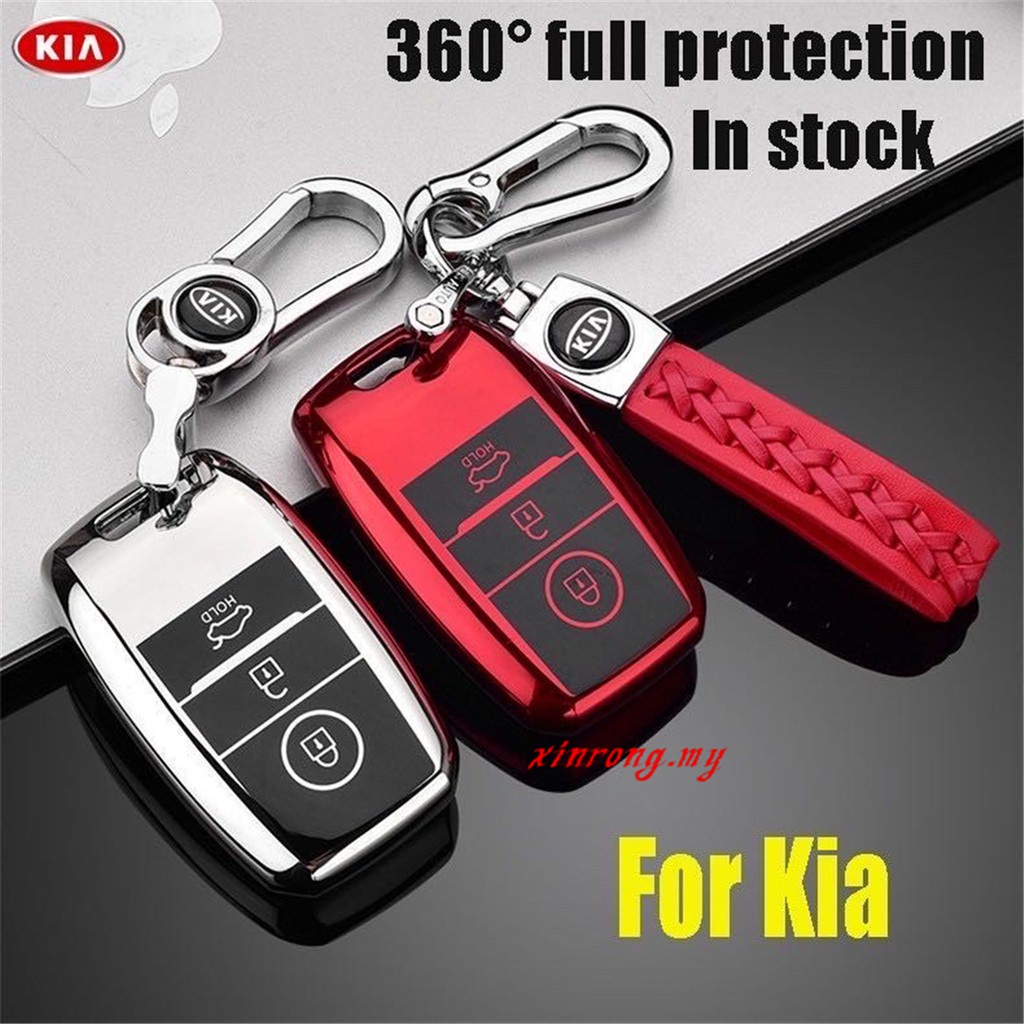 Casing Kunci Mobil Bahan Tpu Untuk Kia Ceed Rio 5 Sportage 2014 R K2 K3 K4 K5 Sorento Cerato Optima QL R 2015-2018