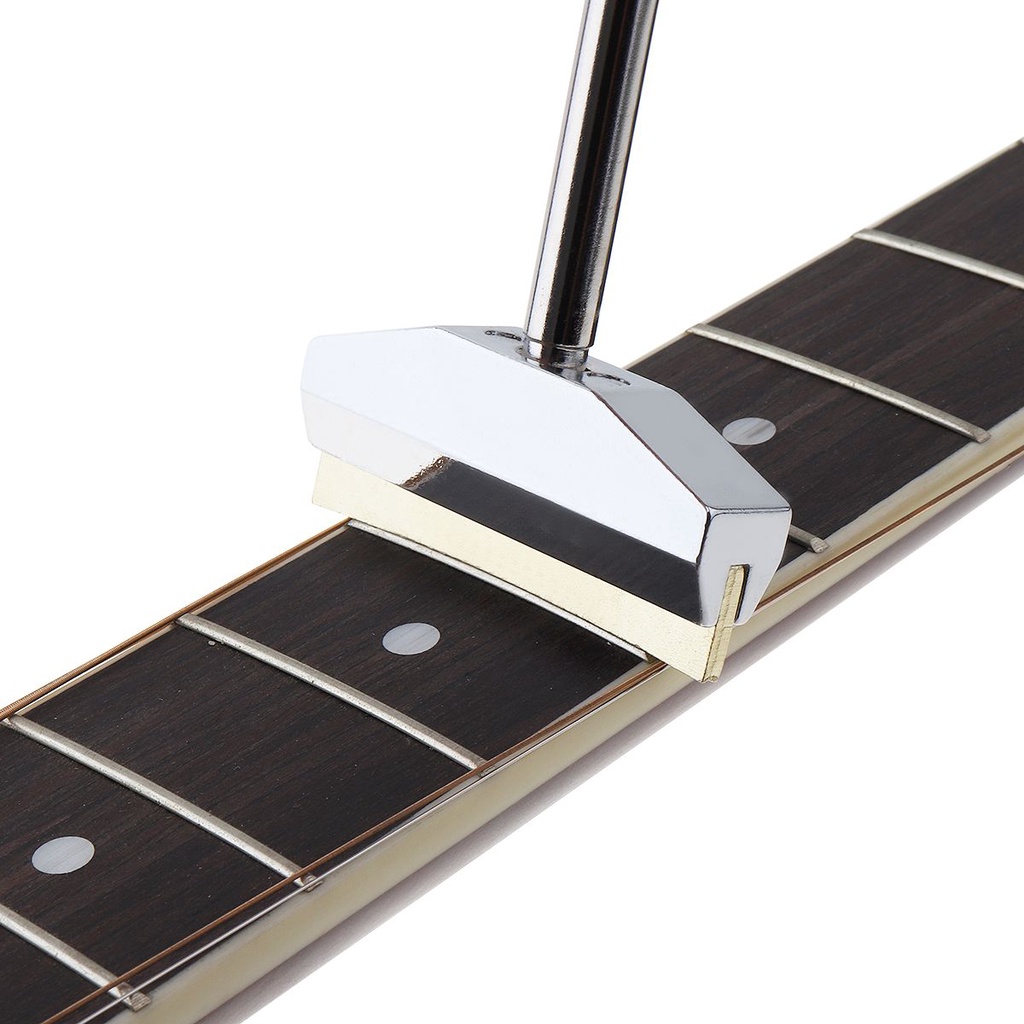 Alat Instalasi Fingerboard Fret Press Mount Dengan Insert Kuningan Untuk Gitar