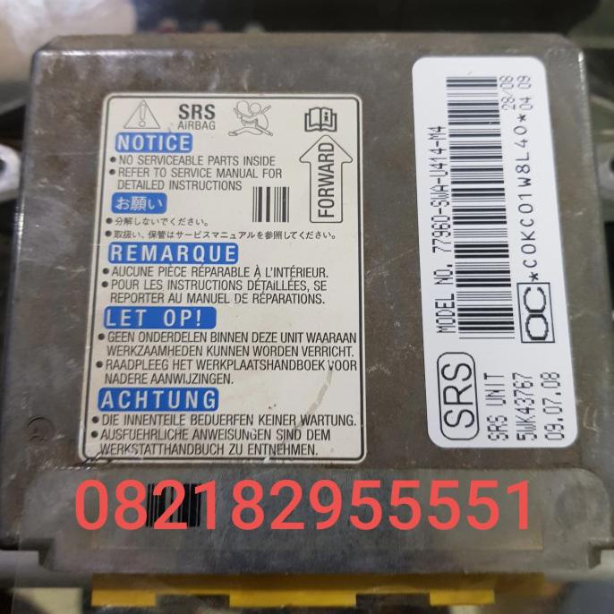 AVRIL - Modul Airbag Modul Srs Honda Crv Gen 3 77960-SWA