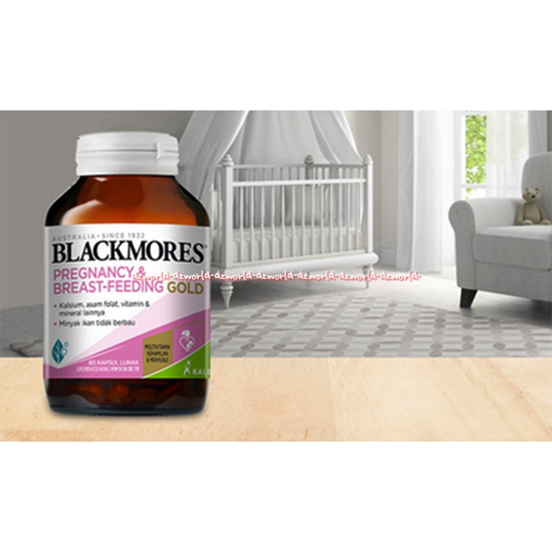 Blackmores Pregrancy &amp; Breast Feeding Gold Vitamin Untuk 120Kapsul