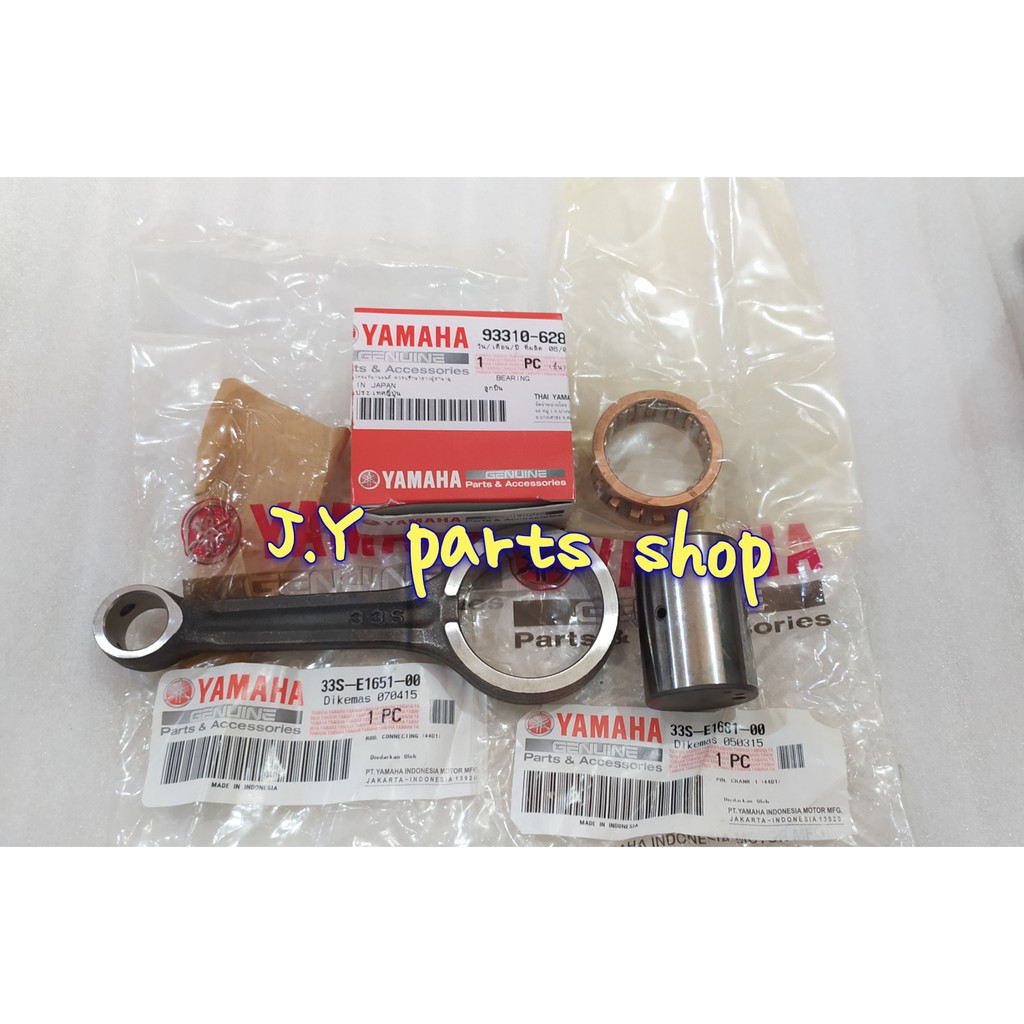 CONNECTING CON ROD BATANG STANG SETANG PISTON SEHER KIT XEON KARBU ORIGINAL YGP 44D-WE166-00