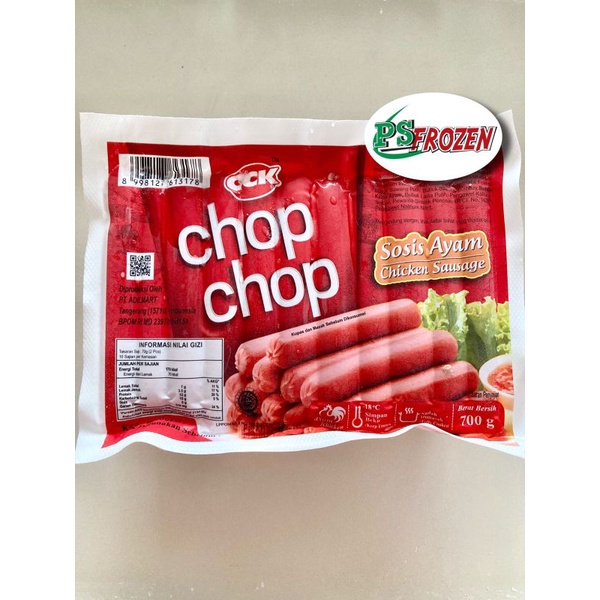 

Chop Chop Sosis Ayam 700gr