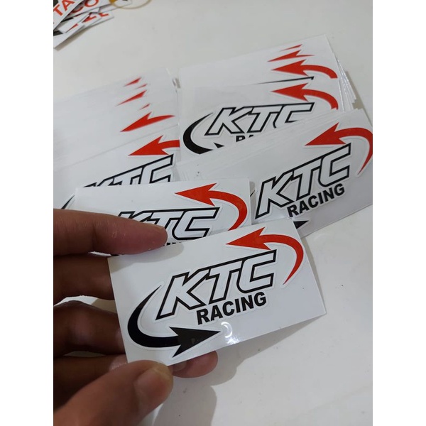 STICKER KTC RACING CUTTING